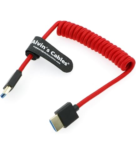 映像用ケーブル ATOMOS SHINOBI 4K HDMI Amazon.com: Alvin's Cables Z Cam E2 L Shape 4K 60P HDMI